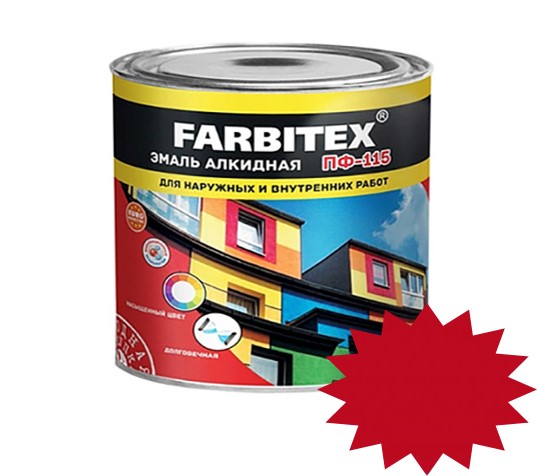 Эмаль Farbitex ПФ-115 2,7 кг