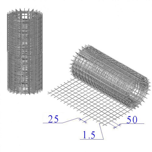 Сетка сварная из оцинкованной проволоки