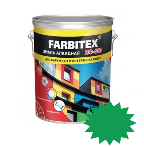 Эмаль Farbitex ПФ-115 5 кг