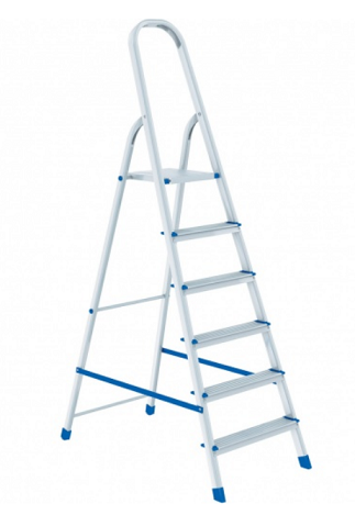 Стремянка 6 ступеней,алюм/Сибртех