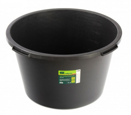 Таз строительный круглый 90 л Россия// СИБРТЕХ