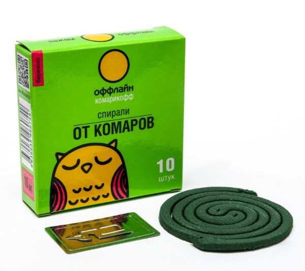 Спираль от комаров и мошек 