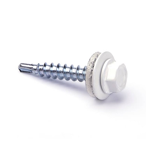Саморез 4,8*29 кровельный (сверло) белый (RAL 9003)
