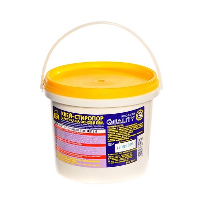 Клей Кволити для потолочной плитки 1,5 кг /9/