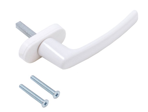 Ручка для пластиковых окон ЭРЕН штифт 35мм белая RAL-9016
