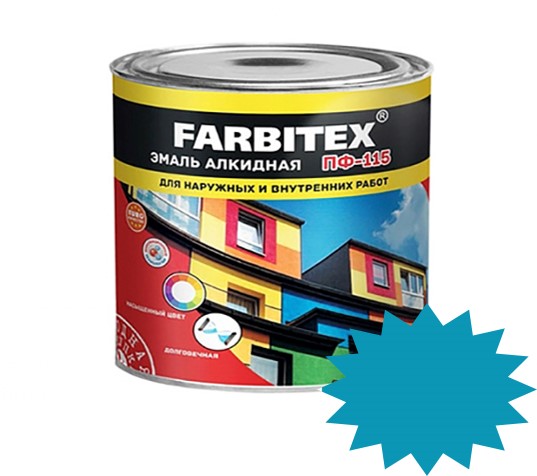 Эмаль Farbitex ПФ-115 2,7 кг