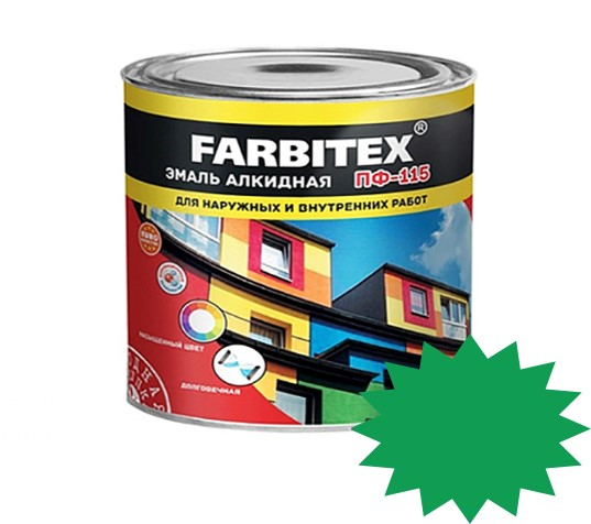 Эмаль Farbitex ПФ-115 2,7 кг