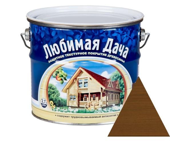 Пропитка Любимая дача, Рогнеда 2,7 л, (70007), махагон