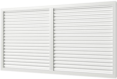 Решетка радиаторная белая 600*1200