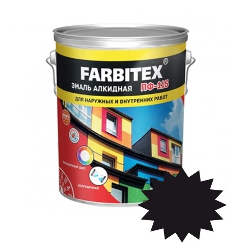 Эмаль Farbitex ПФ-115 5 кг