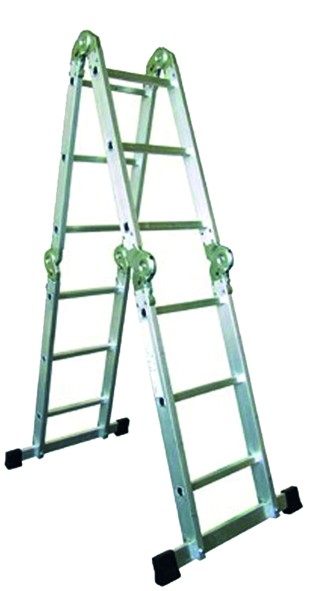 Лестница-трансформер алюминиевая, 4 секции, 3 ступени