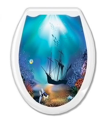 Сиденье д/унитаза жесткое Океан 