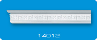 Плинтус стиропор арт.14012 (50) (под натяж потол)