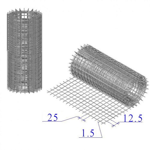 Сетка сварная из оцинкованной проволоки