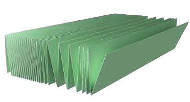 Подложка Гармошка (5,25м2) (Зеленая 1050*250*3)