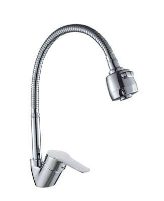 Смеситель д/кухни шар. с гибким регул. изливом Flex Gota Rocio  G233510