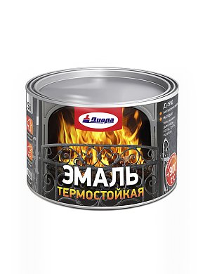 Эмаль термостойкая до +900 С Д-510 черная 0,4л жест.банка