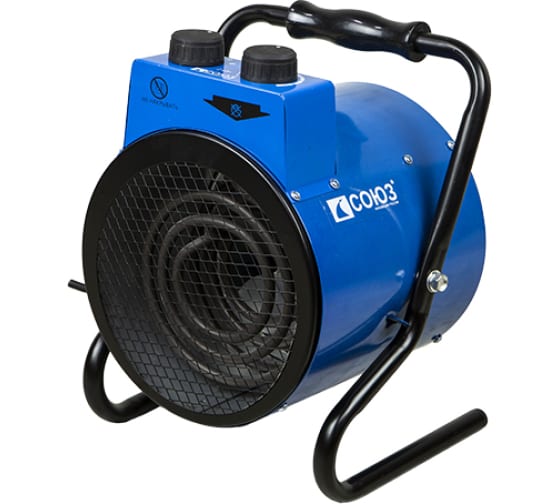 Электрическая тепловая пушка ТПС-2027 2 кВт, 185 м3/час, 2 режима, термостат СОЮЗ