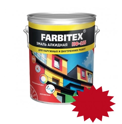 Эмаль Farbitex ПФ-115 5 кг