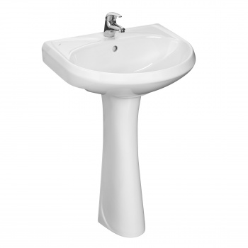 Умывальник + пьедестал Соната  с/отв., с обрам. бел. (Воротынск)