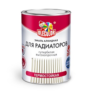 Эмаль для радиаторов Olecolor 0,9 кг (14), белая