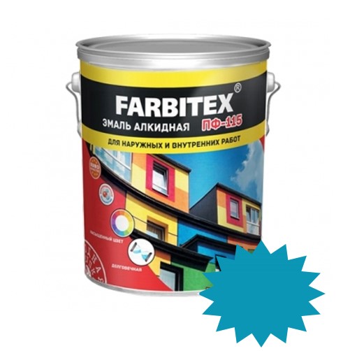 Эмаль Farbitex ПФ-115 5 кг