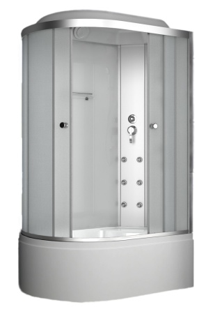 Душевая кабина ODA BST-8037 R 120*80*215 матовое стекло/высокий поддон Правая