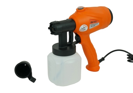 КПС-96400 Краскопульт СОЮЗ, 400 Вт, 600мл/мин, с наддувом, HVLP, коллекторный двигатель