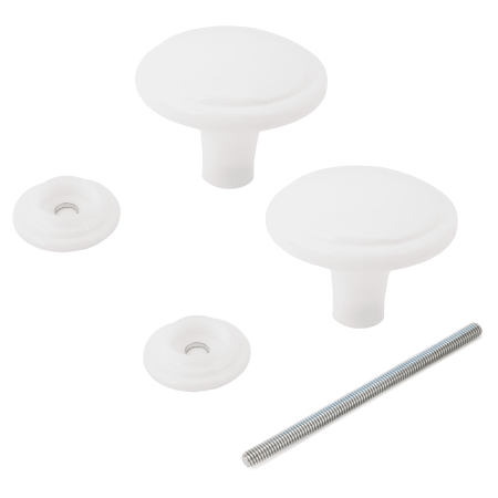 Ручка-кнопка РДП-03-1-Белая