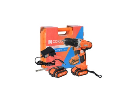 ДШС-12-2К-ПРОМО Дрель аккумуляторная СОЮЗ, 12В, 30Нм, 2x1.5Ач, кейс