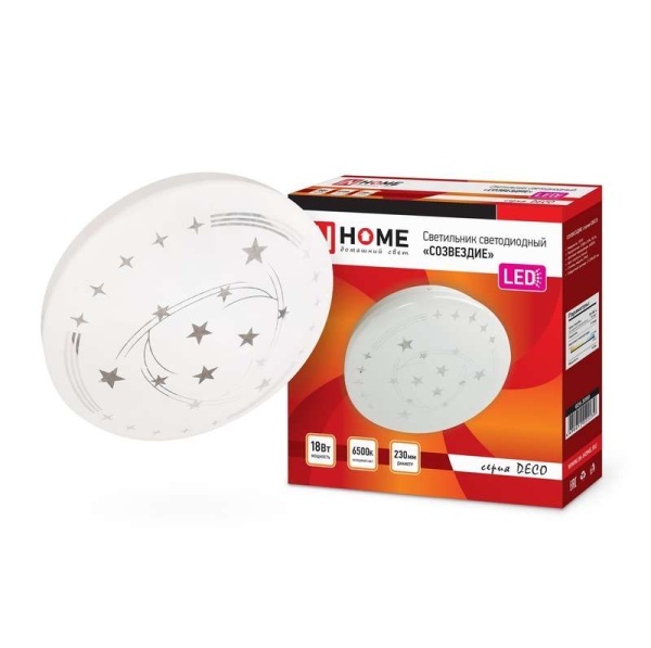 Светильник светодиодный DECO 18Вт 230В 6500К 1170Лм 230мм Созвездие