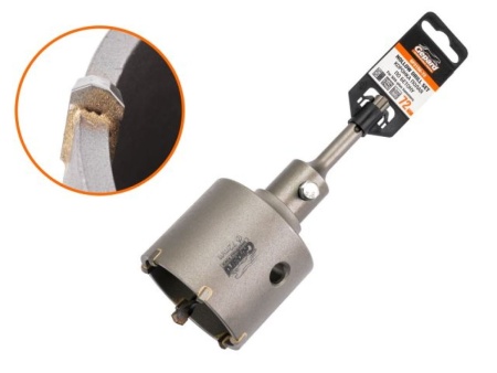 Коронка полая по бетону SDS+ d72мм, Gepard