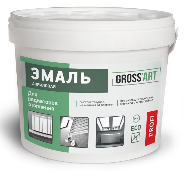 Эмаль для радиаторов отопления акриловая 