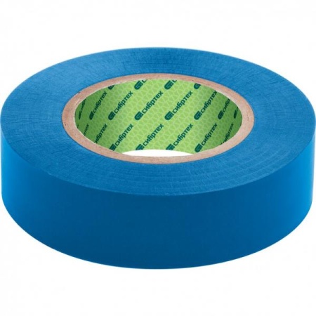 Изолента ПВХ 15 мм*10 м (Синяя) Сибртех