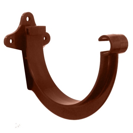 Кронштейн желоба пластиковый  RAL 8017 шоколад 