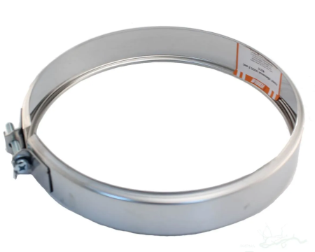 Хомут обжимной нержавеющий (430/0,5мм) Феррум d 120