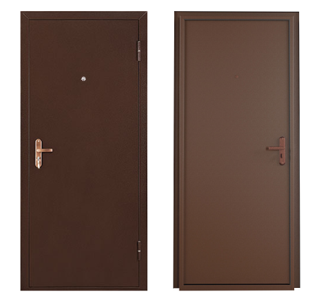 Дверь мет. Профи PRO Мет/Мет/Антик медь 2060*960 Левая