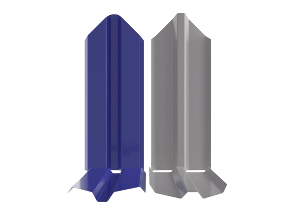 Штакетник Ш2 КЛИН 0,50 RAL 5002 ультрамарин