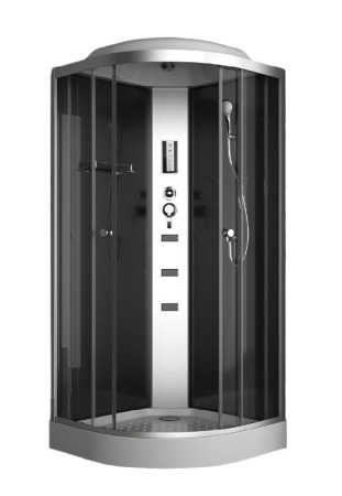 Душевая кабина ODA BST-8090 H 90*90*215 тонированное стекло/низкий поддон