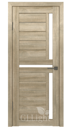 Дверь в комплекте X16 Light Дуб мокко 600 (белый сатинат) левая
