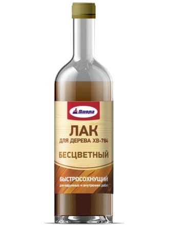 Лак Диола ХВ-784 (бесцветный) 0,5л /12/ 