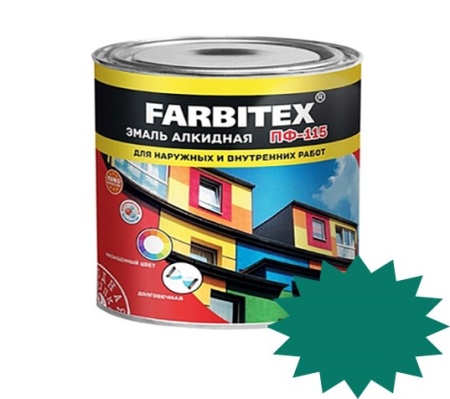 Эмаль Farbitex ПФ-115 2,7 кг