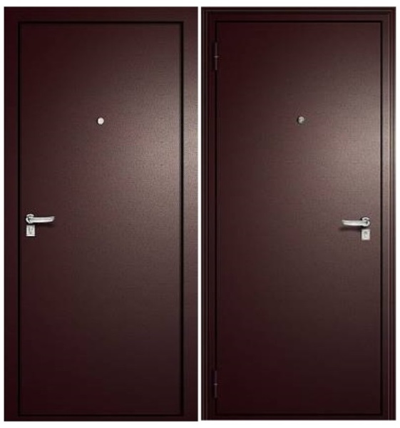 Дверь мет. GOOD LITE 3 Мет/мет 860 Правая