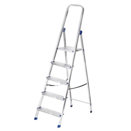 Стремянка алюминиевая, 5 ступеней