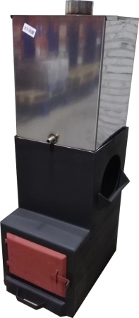 Котел банный с баком, Каменка справа