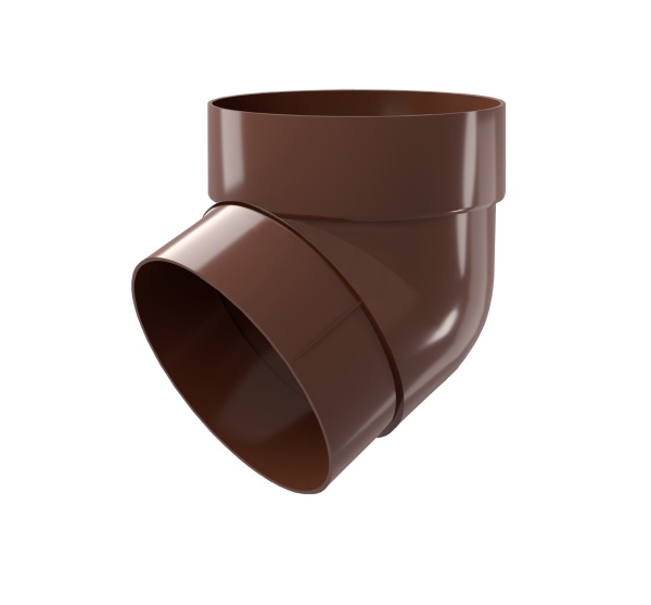 Отвод соединения трубы 67* RAL 8017 шоколад