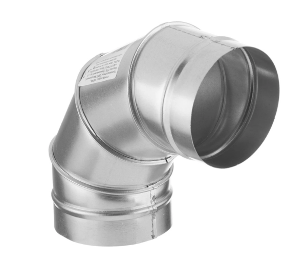 Воздуховод Отвод оцин. 90  D100