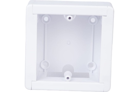 Коробка утановочная универсальная 88*88*44 IP20 для наружного монтажа цвет белый GREENEL