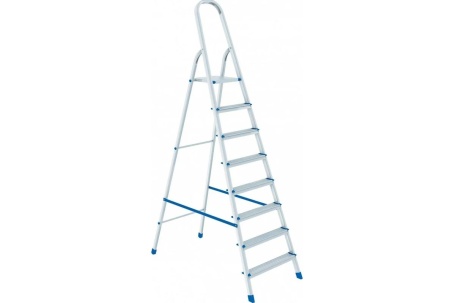 Стремянка 8 ступеней, алюминиевая