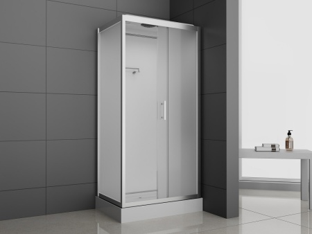 ODA-8801 серебр профиль стекло frosted